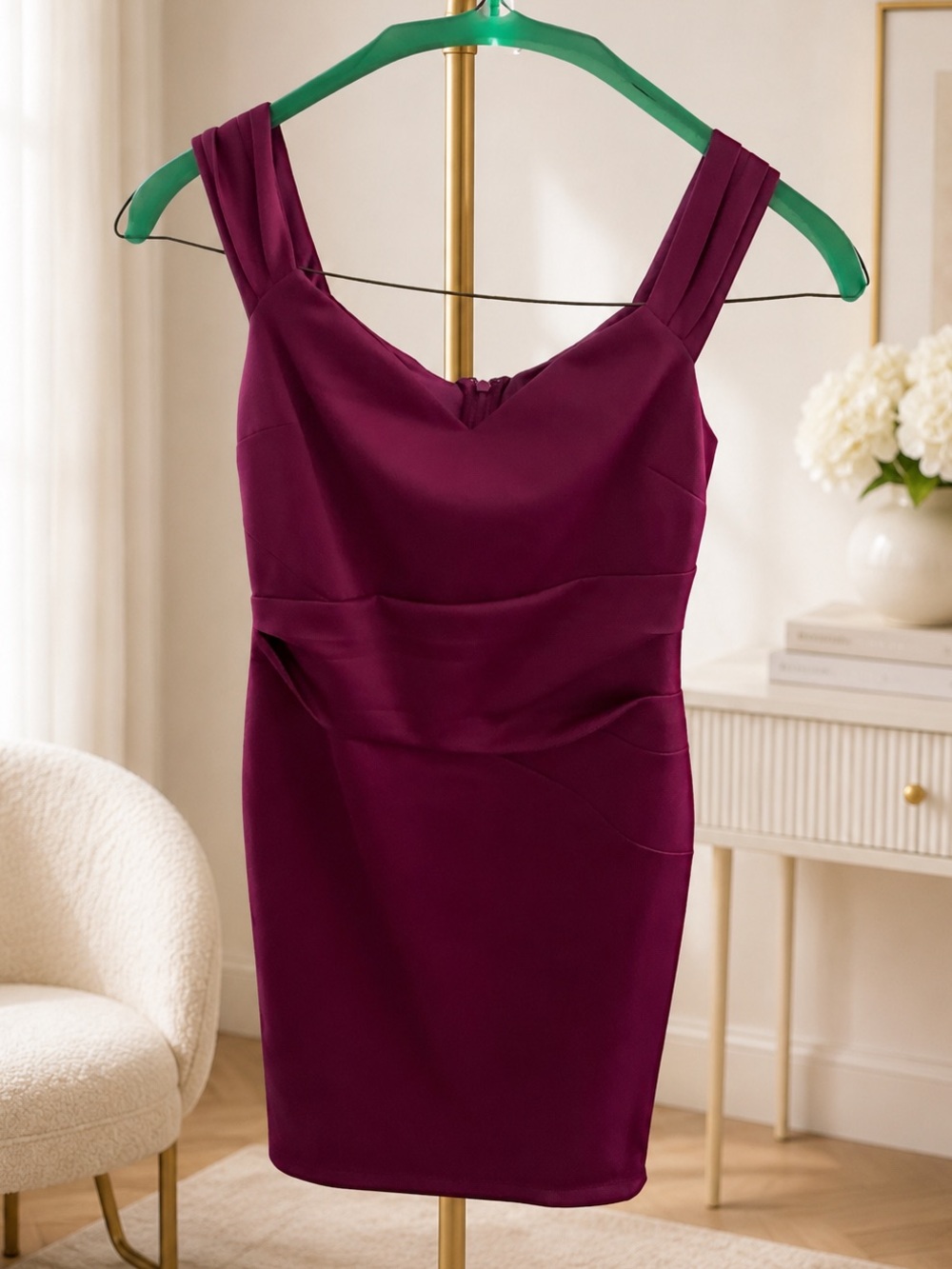 Lipsy Plum Sleeveless Sheath Dress